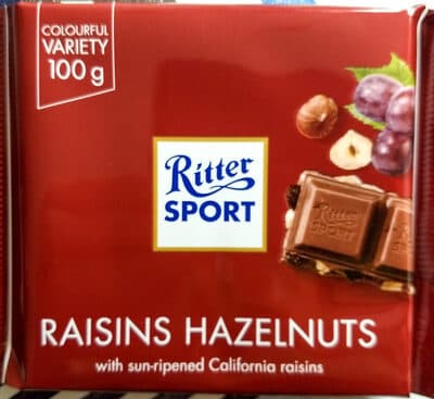 Raisins hazelnuts