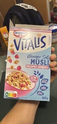 Vitalis Weniger süß Knusper Himbeere