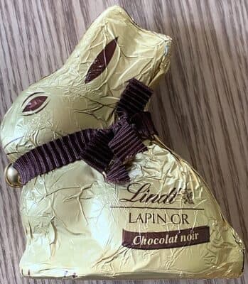 Lapin or chocolat noir