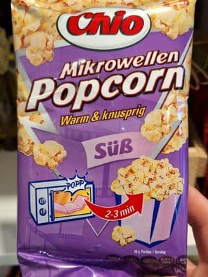Mikrowellen Popcorn Süß