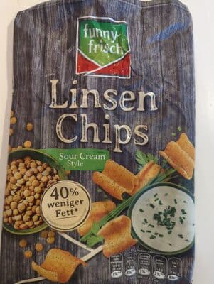 Linsen chips sour creme style