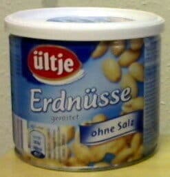 Erdnsse gerstet ohne Salz