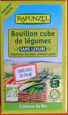 Bouillon de lgumes Cubes sans levure