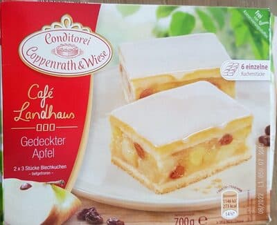 Gedeckter Apfel-Blechkuchen