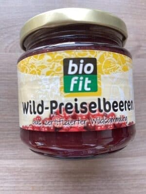 Marmelade Preiselbeeren