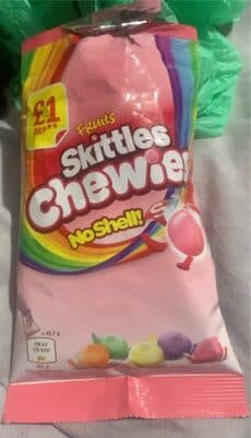 Skittles chewies no shell