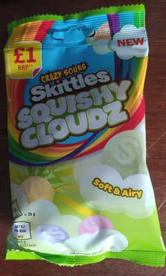 Skittles Crazy Sours Squishy Cloudz