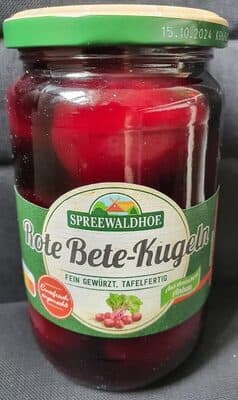 Rote Bete-Kugeln