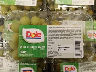 White Seedless Grapes