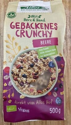 Gebackenes Crunchy Beere