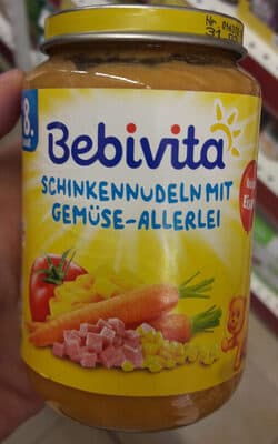 Schinkennudeln mit Gemüse