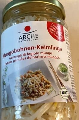 Mungobohnenkeimlinge