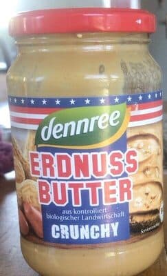 Dennree Erdnussbutter Crunchy