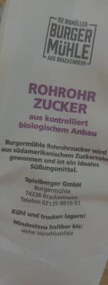 Rohrzucker