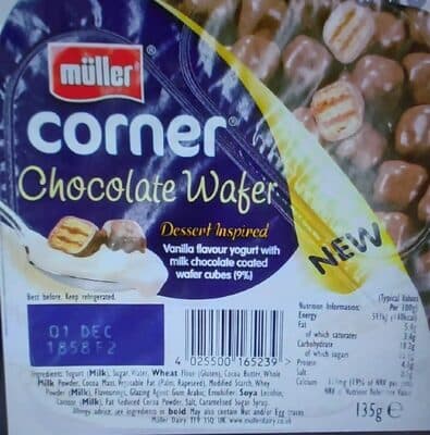 Muller corner chocolate wafer