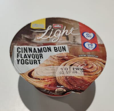 Cinnamon Bun Flavour Yogurt