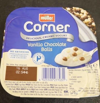Corner Vanilla Chocolate Balls