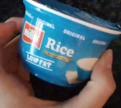 Muller rice pudding low fat