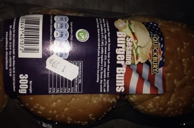 Sesame Burger Buns