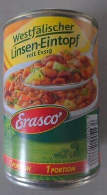 Westfälischer Linsen-Eintopf mit Essig