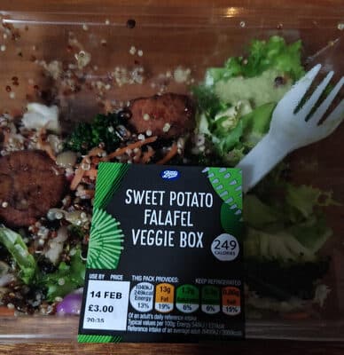 Sweet Potato Falafel Veggie Box