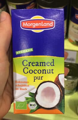 Creamed coconut pur