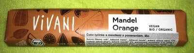 Mandel Orange Chocolate Bar