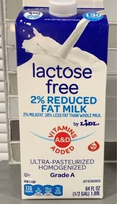 Lactose Free 2% Reduced Fat Milk