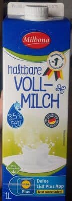 Haltbare Vollmilch
