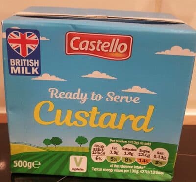 Ready to serve Custard