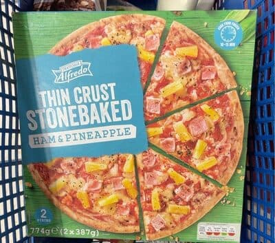 Thin Crust Stonebaked Ham & Pineapple