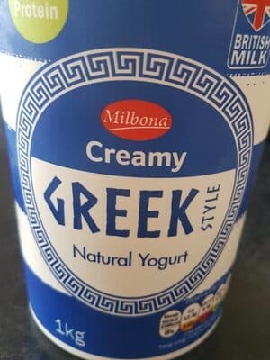 Creamy Greek Style Natural Yogurt