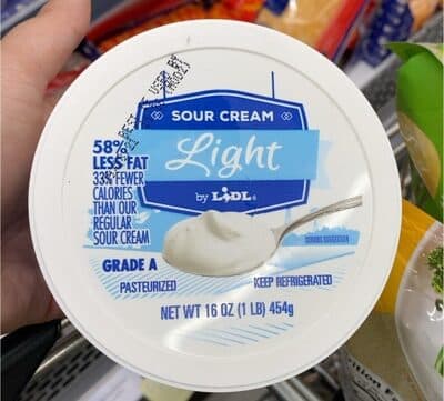 Light sour cream