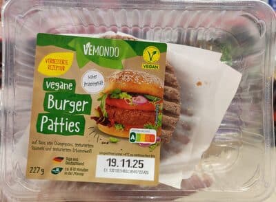 Vegane Burger Patties