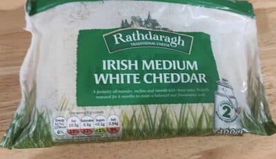 Irish medium White cheddar