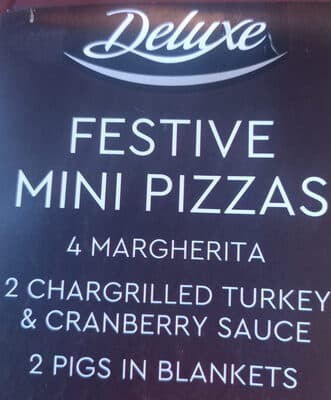 Deluxe Festive Mini Pizzas