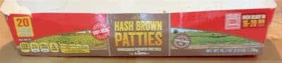 Hash brown patties