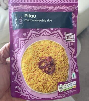 Pilau microwave rice