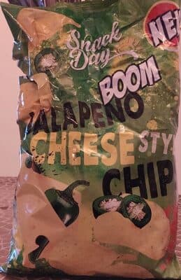 Snack Day Boom Jalapeño Cheese Style Chips