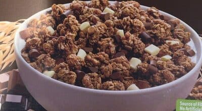 Triple chocolate crisp