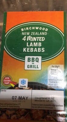 Minted Lamb Kebabs