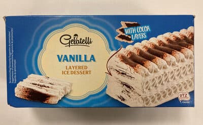Feuillet glac Vanille