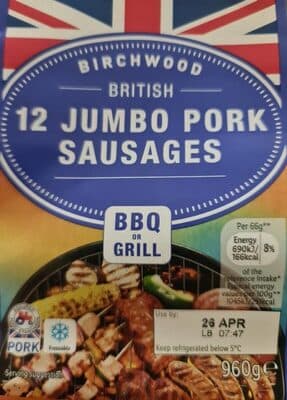 Jumbo Pork Sausages