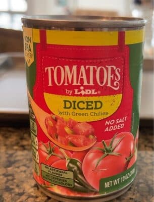 Diced Tomatoes With Green Chilies