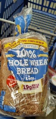 Country style whole wheat bread