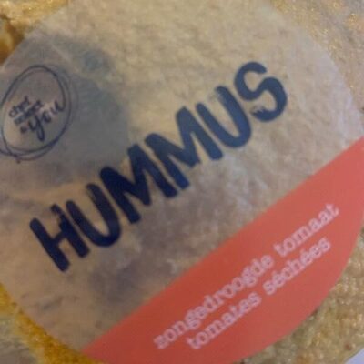 Hummus zongedroogde tomaten