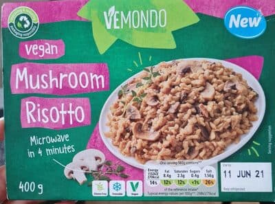 Vegan Mushroom Risotto