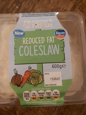 Reduced Fat Coleslaw