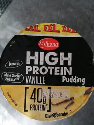 High Protein Vanilla Flavour Pudding