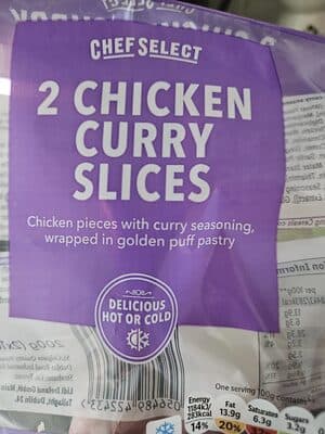 Chicken Curry slices